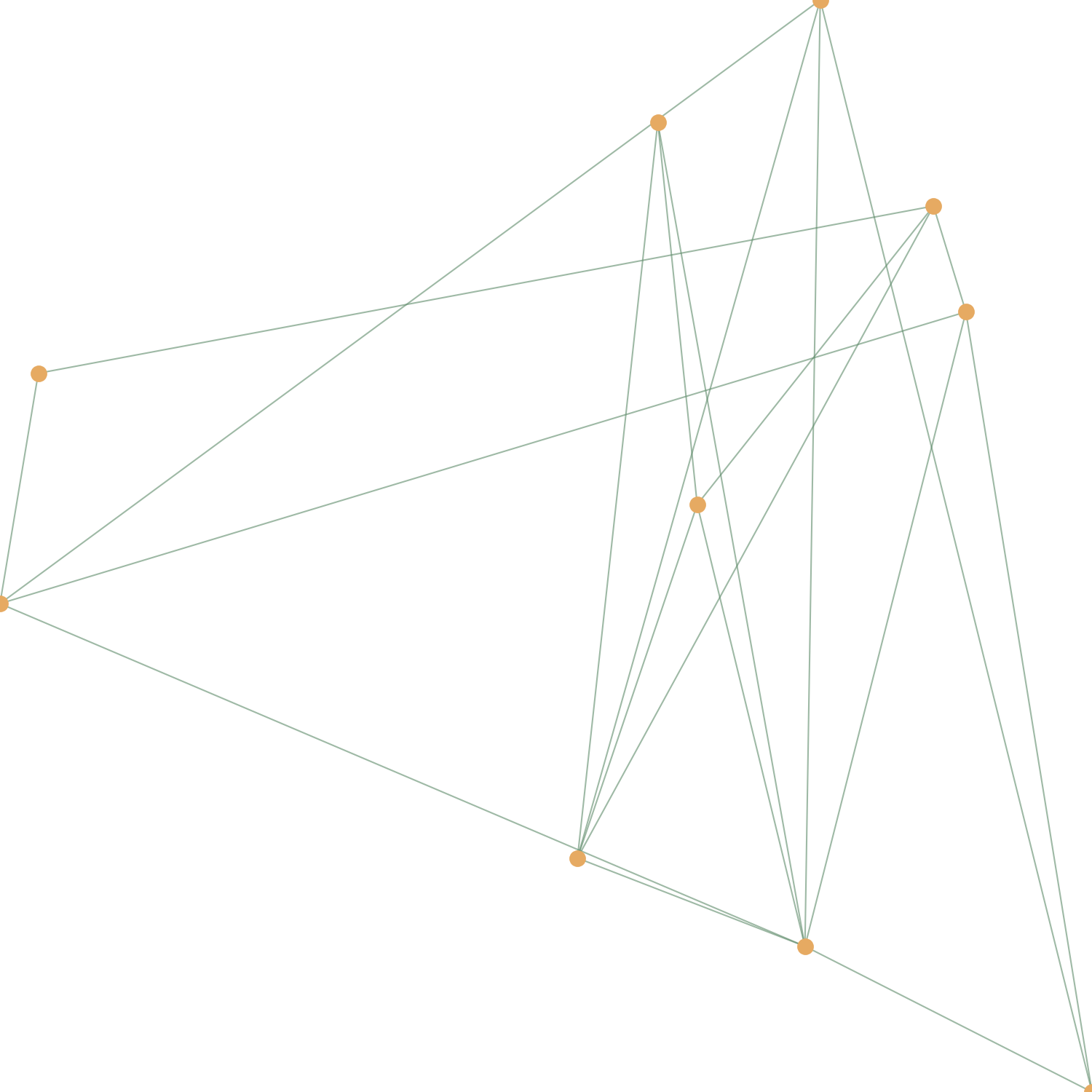 Network 2 of 4: the same kind of random network, with different points and links.