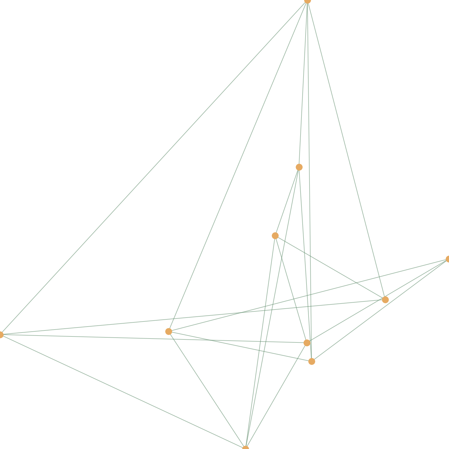 Network 4 of 4: the same kind of random network, with different points and links.